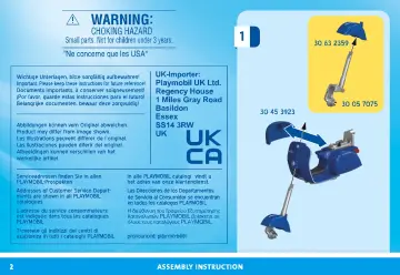 Instrukcje obsługi Playmobil 71622 - 1969 Vespa 150 Sprint Veloce, niebieski (2)