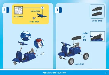 Instrukcje obsługi Playmobil 71622 - 1969 Vespa 150 Sprint Veloce, niebieski (3)