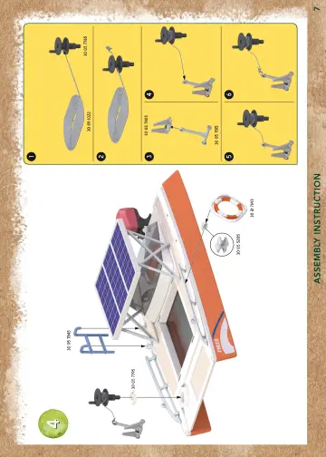 Manual de instruções Playmobil 71623 - Plataforma para análise do recife (7)