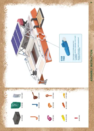 Manual de instruções Playmobil 71623 - Plataforma para análise do recife (9)