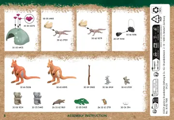 Manual de instruções Playmobil 71624 - Fauna australiana (8)