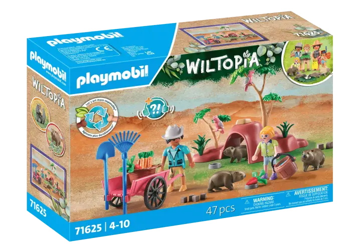 Playmobil 71625 - Refúgio do texugo australiano - BOX