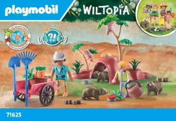 Bygganvisningar Playmobil 71625 - Wombat Shelter (1)