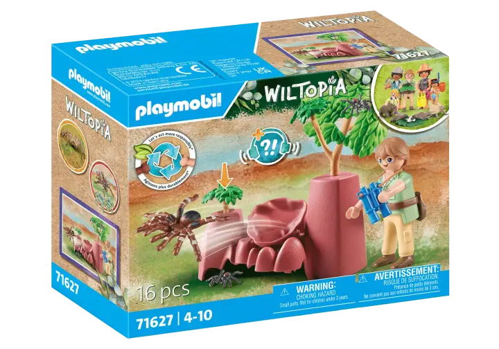 Playmobil 71627 - Rocher avec araignée géante - BOX