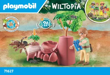 Manual de instruções Playmobil 71627 - Rochas com aranha (1)