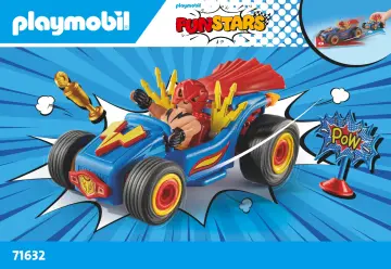 Manuales de instrucciones Playmobil 71632 - Racing Luchador (1)