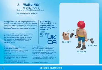 Manuales de instrucciones Playmobil 71632 - Racing Luchador (2)