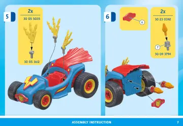 Manuales de instrucciones Playmobil 71632 - Racing Luchador (7)