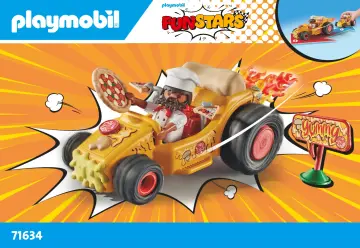 Manual de instruções Playmobil 71634 - Racing Pizza (1)