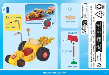 Manual de instruções Playmobil 71634 - Racing Pizza (4)