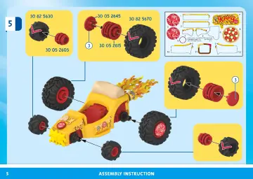 Manual de instruções Playmobil 71634 - Racing Pizza (6)