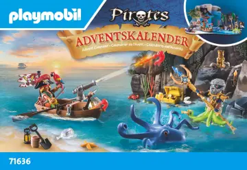 Notices de montage Playmobil 71636 - Calendrier de l'Avent Pirates (1)