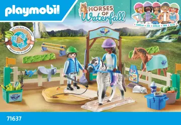 Bouwplannen Playmobil 71637 - Waterfall Academie (klein gebouw) (1)