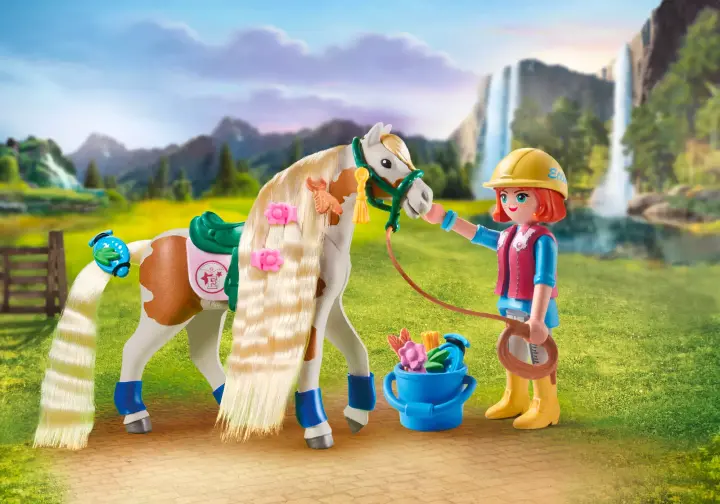 Playmobil 71639 - Ellie & Pferd mit Kreppeisen