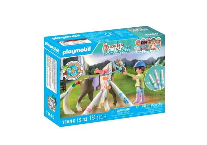 Playmobil 71640 - Set de caballos lavables - BOX