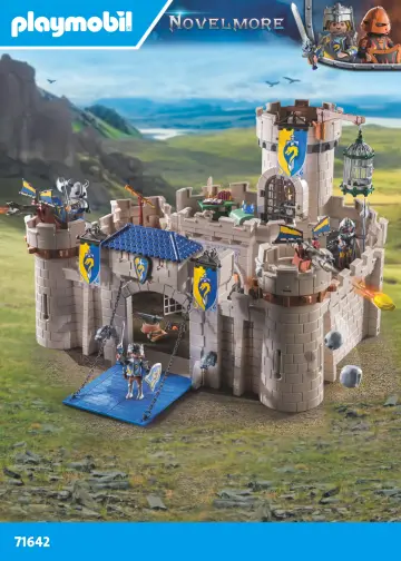 Οδηγίες συναρμολόγησης Playmobil 71642 - Κάστρο του Arwynn (1)