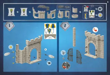 Οδηγίες συναρμολόγησης Playmobil 71642 - Κάστρο του Arwynn (6)