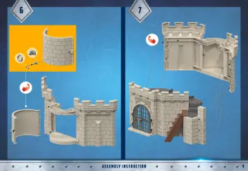 Οδηγίες συναρμολόγησης Playmobil 71642 - Κάστρο του Arwynn (9)