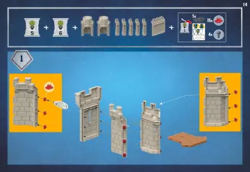 Οδηγίες συναρμολόγησης Playmobil 71642 - Κάστρο του Arwynn (14)