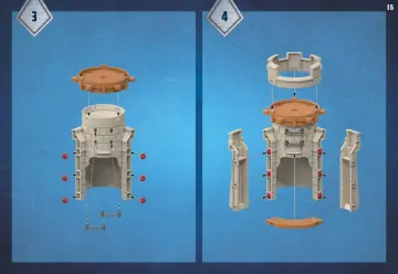 Οδηγίες συναρμολόγησης Playmobil 71642 - Κάστρο του Arwynn (16)