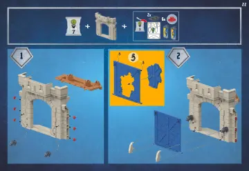 Οδηγίες συναρμολόγησης Playmobil 71642 - Κάστρο του Arwynn (22)