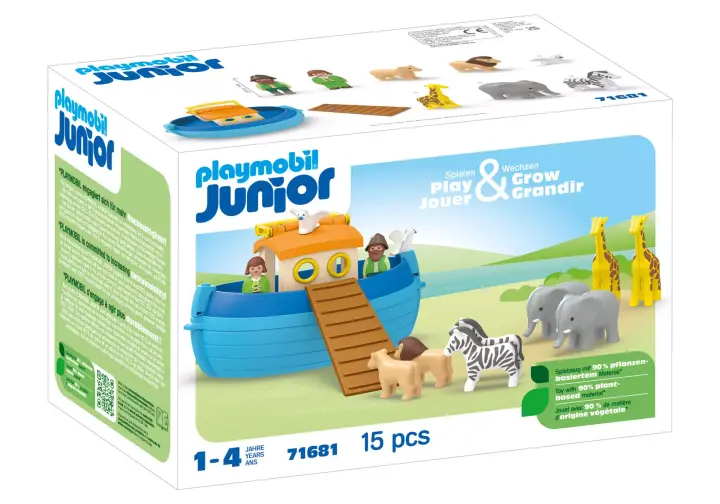 Playmobil 71681 - JUNIOR: My Take Along Noah's Ark - BOX