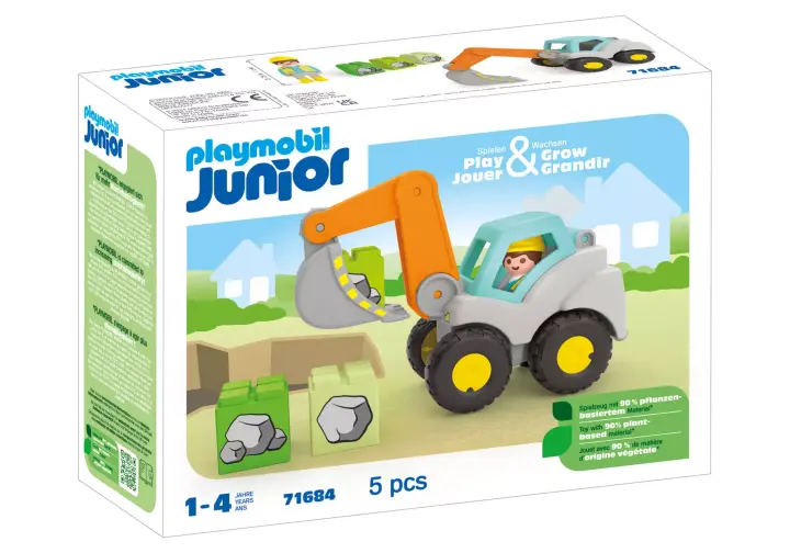 Playmobil 71684 - JUNIOR: Pala Excavadora - BOX