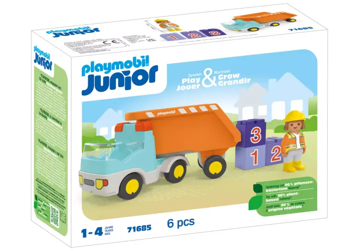 Playmobil 71685 - JUNIOR: Dump Truck - BOX