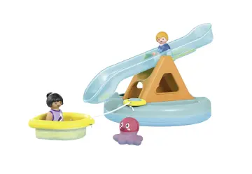 Playmobil 71687 - Ilôt avec toboggan aquatique