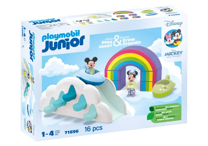 Playmobil 71696 - Junior & Disney : Maison des nuages de Mickey et Minnie - BOX