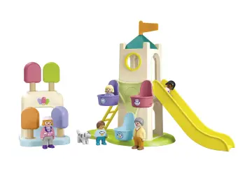 Playmobil 71703 - JUNIOR: Adventure Tower with Ice Cream Booth