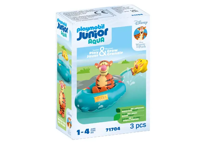 Playmobil 71704 - JUNIOR & Disney: Paseo en el Bote Flotador de Tigger - BOX