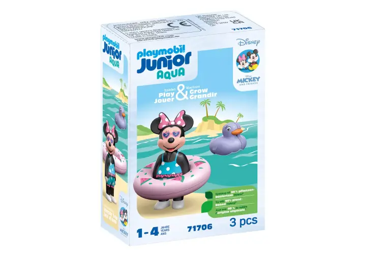 Playmobil 71706 - JUNIOR & Disney: Viagem à praia da Minnie - BOX