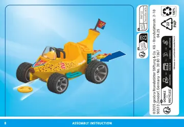 Bouwplannen Playmobil 71717 - Racende banaan (8)