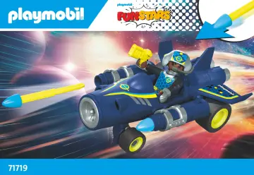 Bouwplannen Playmobil 71719 - Racende spacejet (1)