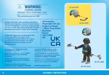 Bouwplannen Playmobil 71719 - Racende spacejet (2)