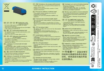 Notices de montage Playmobil 71729 - Voiture de police avec sirène et gyrophare (12)