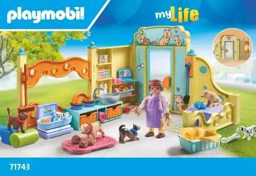 Manuales de instrucciones Playmobil 71743 - Guardería de cachorros (1)
