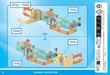 Manuales de instrucciones Playmobil 71743 - Guardería de cachorros (12)