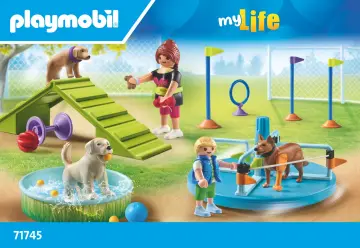 Notices de montage Playmobil 71745 - Aire de jeux pour chiens, enfant et éducatrice (1)
