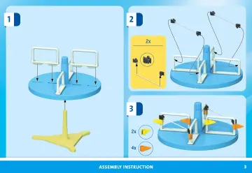 Notices de montage Playmobil 71745 - Aire de jeux pour chiens, enfant et éducatrice (3)