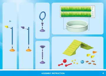 Notices de montage Playmobil 71745 - Aire de jeux pour chiens, enfant et éducatrice (4)