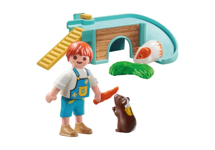 Playmobil 71746 - Chłopiec ze świnką morską