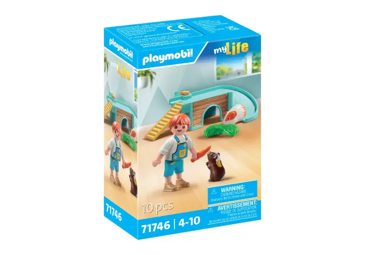 Playmobil 71746 - Chłopiec ze świnką morską - BOX
