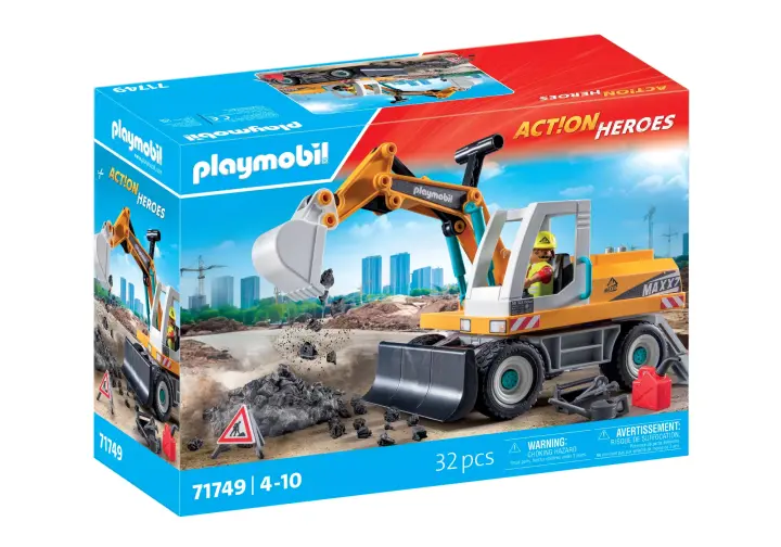 Playmobil 71749 - Escavadora grande - BOX