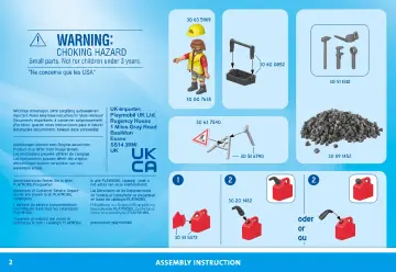 Manual de instruções Playmobil 71749 - Escavadora grande (2)