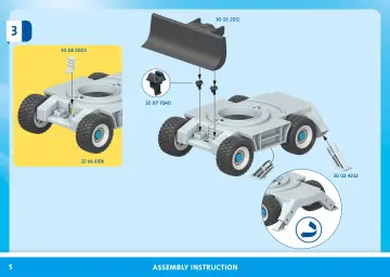 Manual de instruções Playmobil 71749 - Escavadora grande (5)
