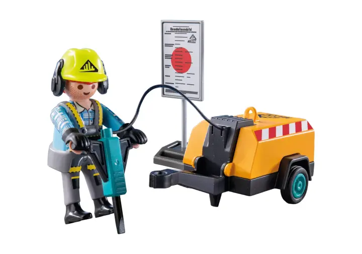 Playmobil 71752 - Bauarbeiter mit Meißel