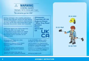 Bauanleitungen Playmobil 71752 - Bauarbeiter mit Meißel (2)