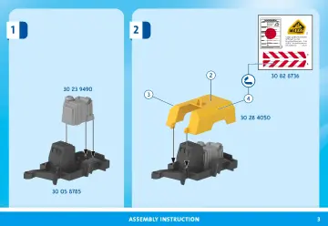 Bauanleitungen Playmobil 71752 - Bauarbeiter mit Meißel (3)